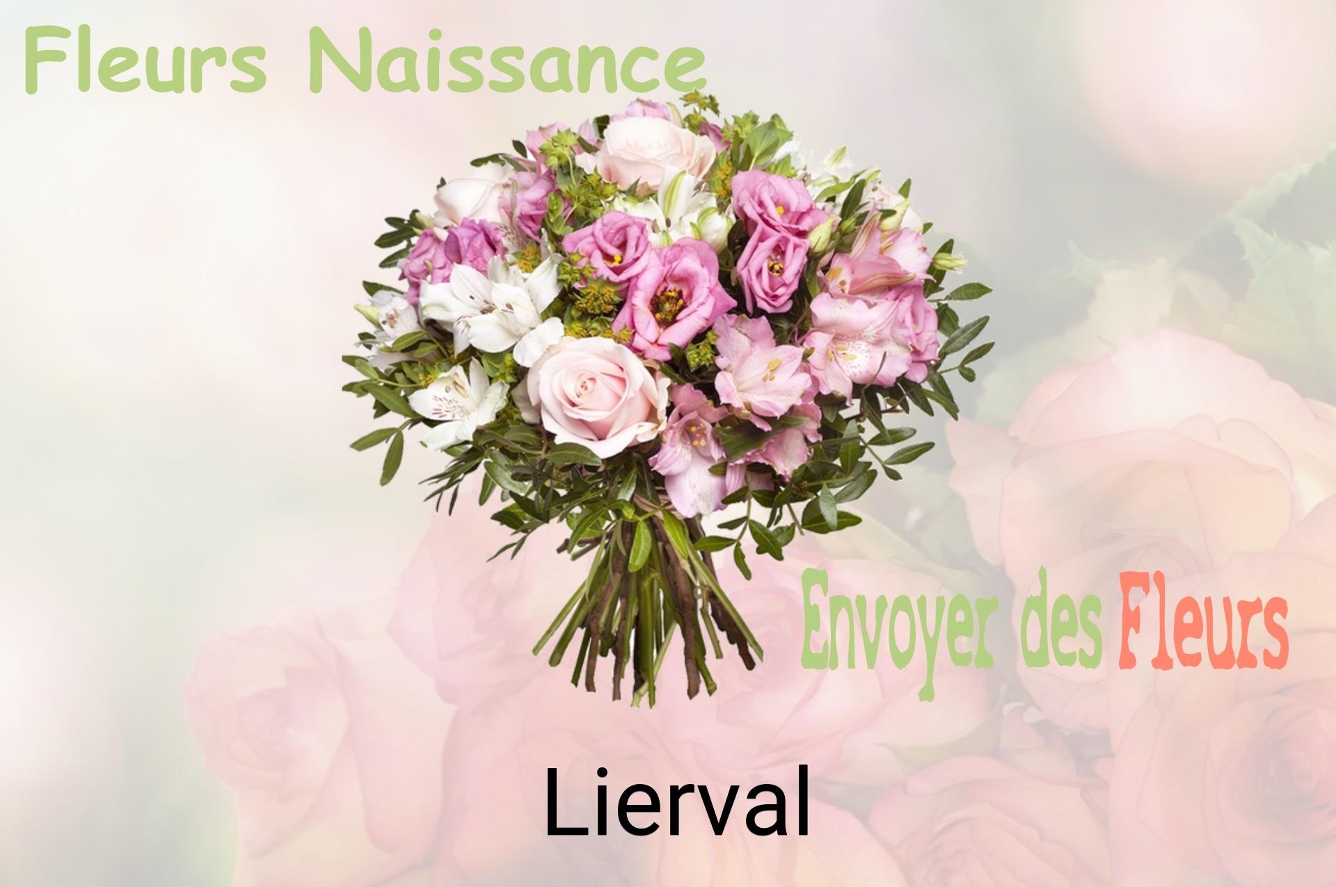 Bouquet de fleurs de naissance livré à Lierval